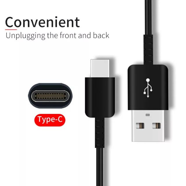 Type-C USB Cable-Samsung's Data Sync and Fast Charges. 
