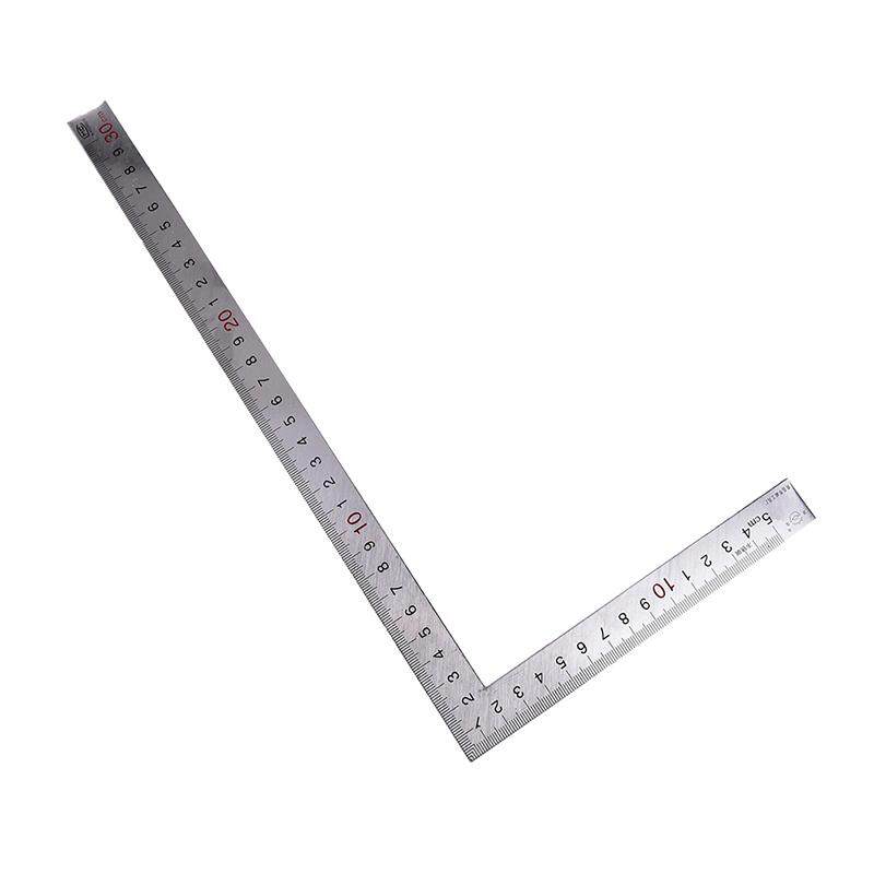 Stainless Steel 15x30cm 90 Degree Angle Metric Try Mitre Square Ruler Scale. 