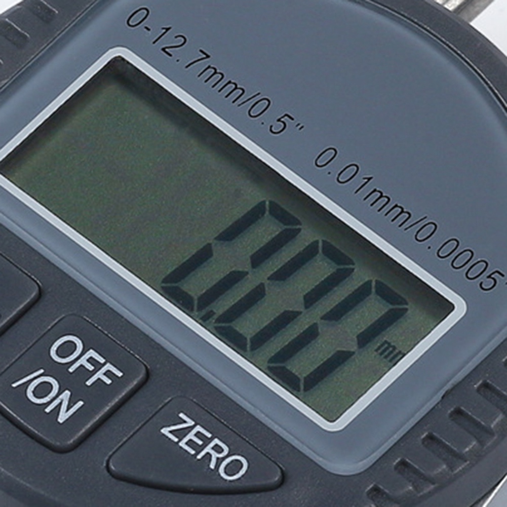 Digital Thickness Gauge Electronic Thickness Meter Measure Thickness of Paper Cloth Thin Metal Micrometer 0.01mm C. 