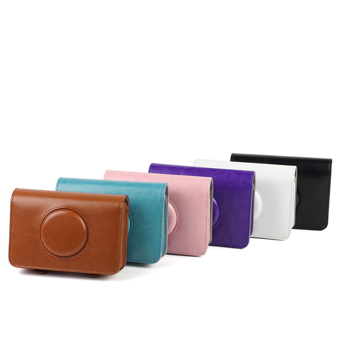 (Not a Camera) Solid Color PU Leather Case for Polaroid Snap Touch Camera. 