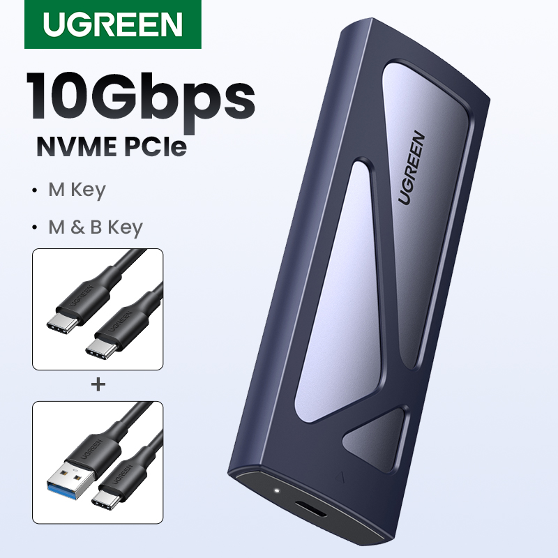 UGREEN M.2 NVMe SSD Enclosure 10Gbps USB 3.2 External Hard Drive