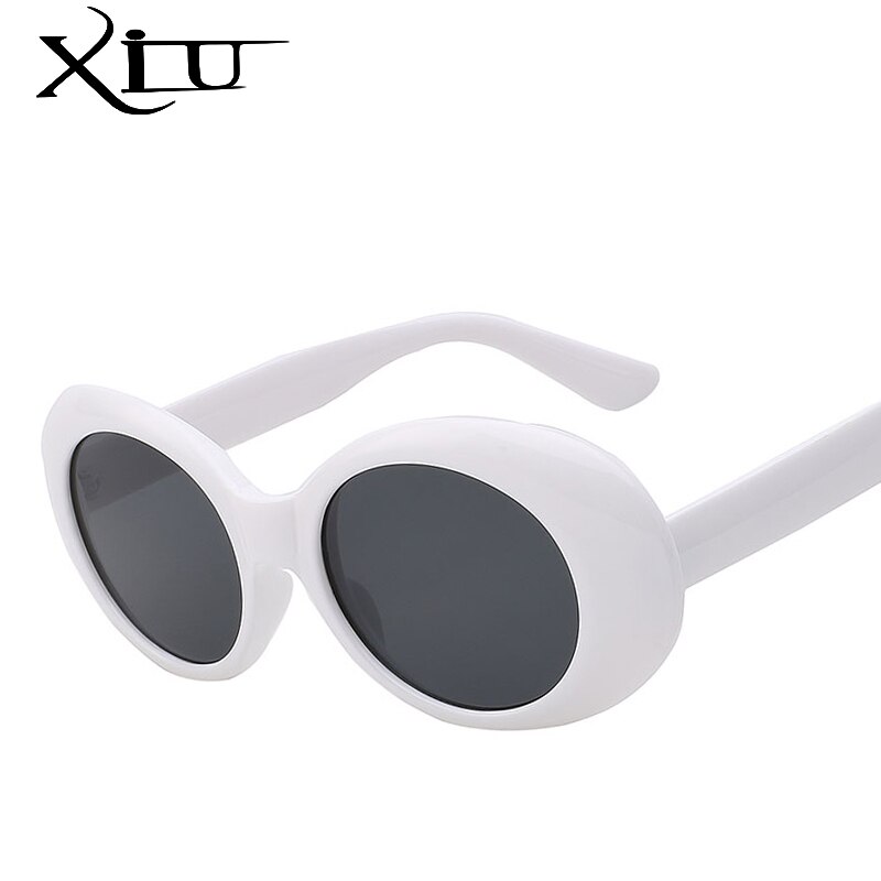 【happy one】Red w blackXIU Vintage Rock Kurt Cobain Sunglasses Women Men Eyewear UV400 Sun Glasses For Women Shades Oculos. 