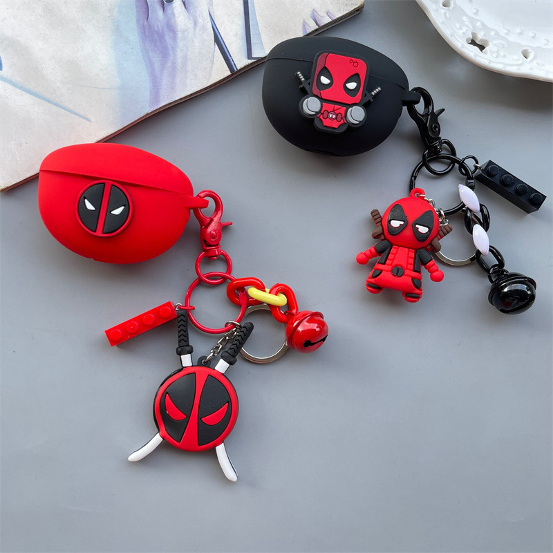 Applicable VIVO TWS2/ 2E Protective Case Real Wireless Bluetooth Headset Silicone Soft Shell Trendy Brand Personalized Cartoon. 