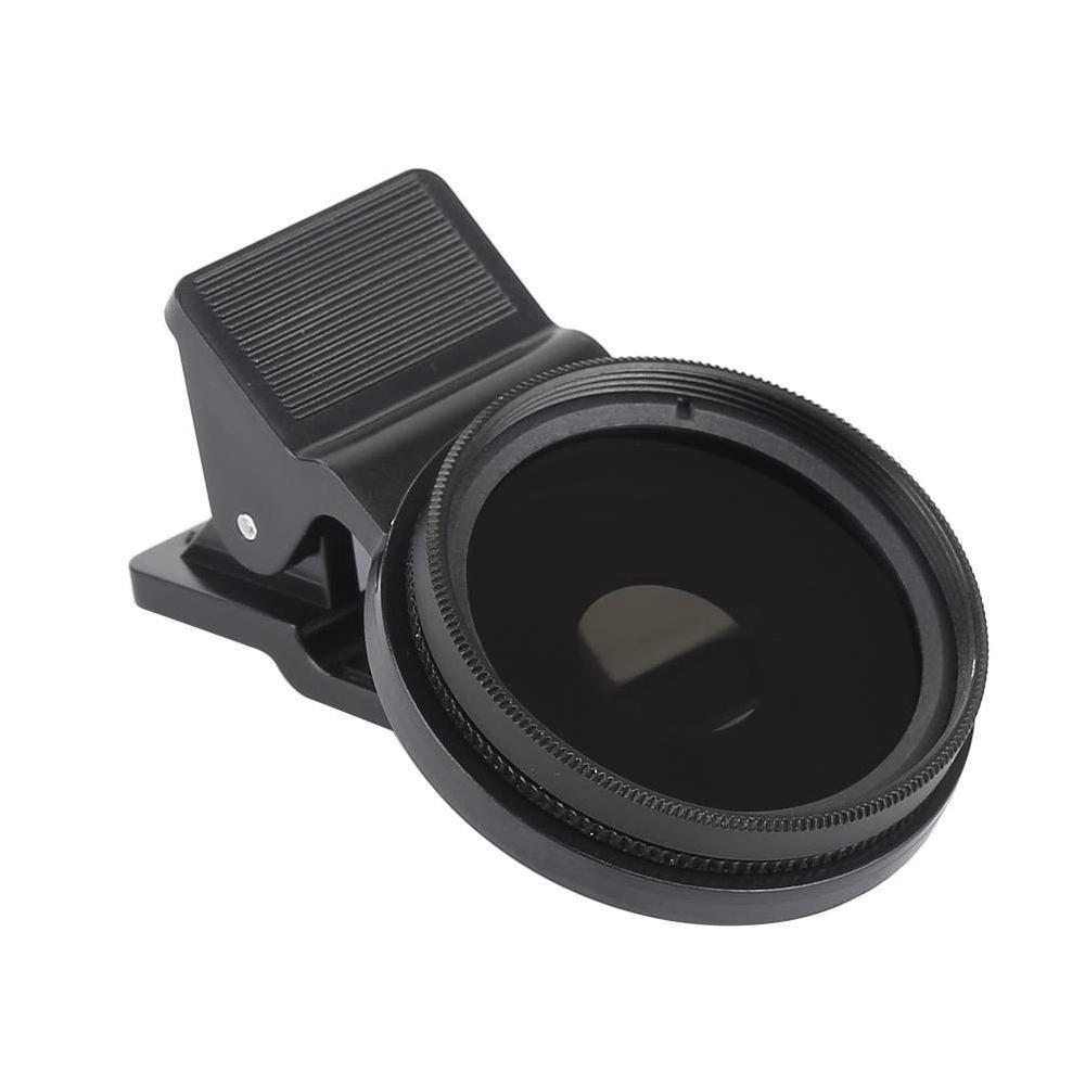 Hbuay Phone clip containing filter 37mm CPL +Protective Cap For Cell Phone. 