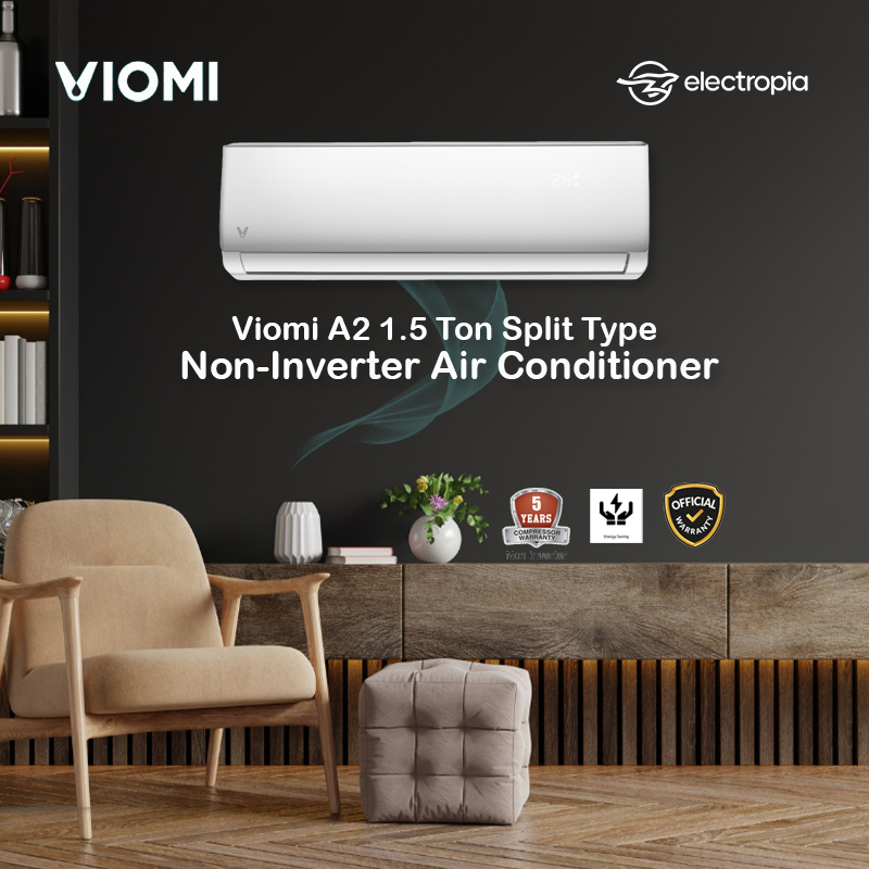 Viomi A2 1.5 Ton Split Type Non-Inverter Air Conditioner (Official Warranty from Viomi Bangladesh)