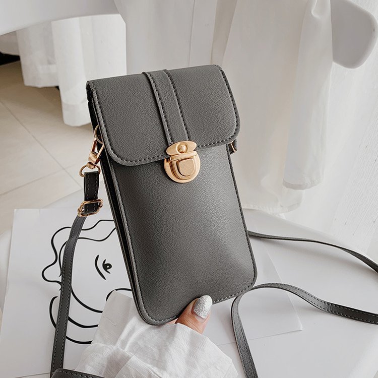 Fashion Touchable PU Leather Change Bag / Cute Crossbody bag for Touches Screen Mobile Phone / Sunmmer Travel Handb. 