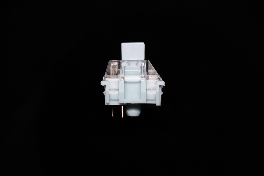 TTC Bluish White 42g Switch Tactile Switches For Mechanical Keyboard MX Series 3 Pins smd rgb light cyan colorway. 