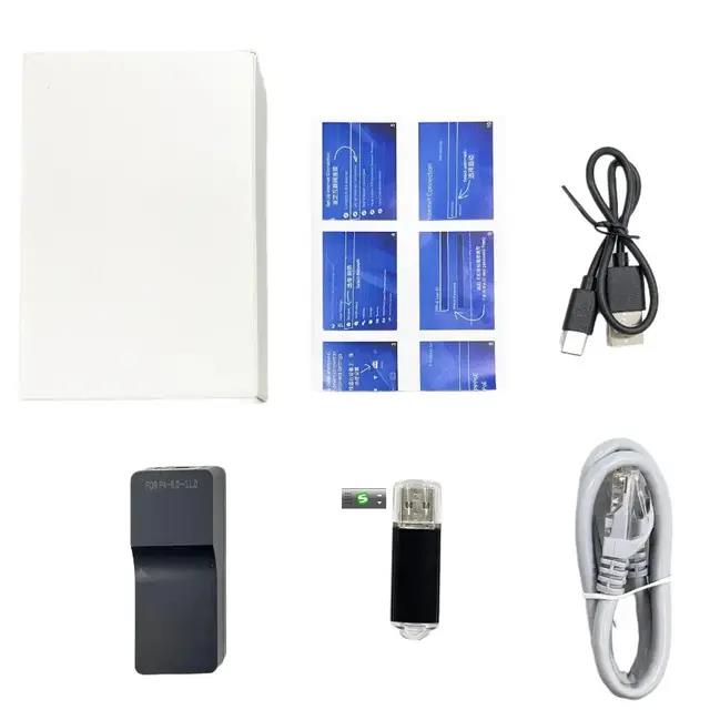 original Game Accessories One-Key JB Tool Mod Kit For PS4 FW 9.0 11.0 System USB Dongle USB Adapter With Ethernet Type-C Cable. 