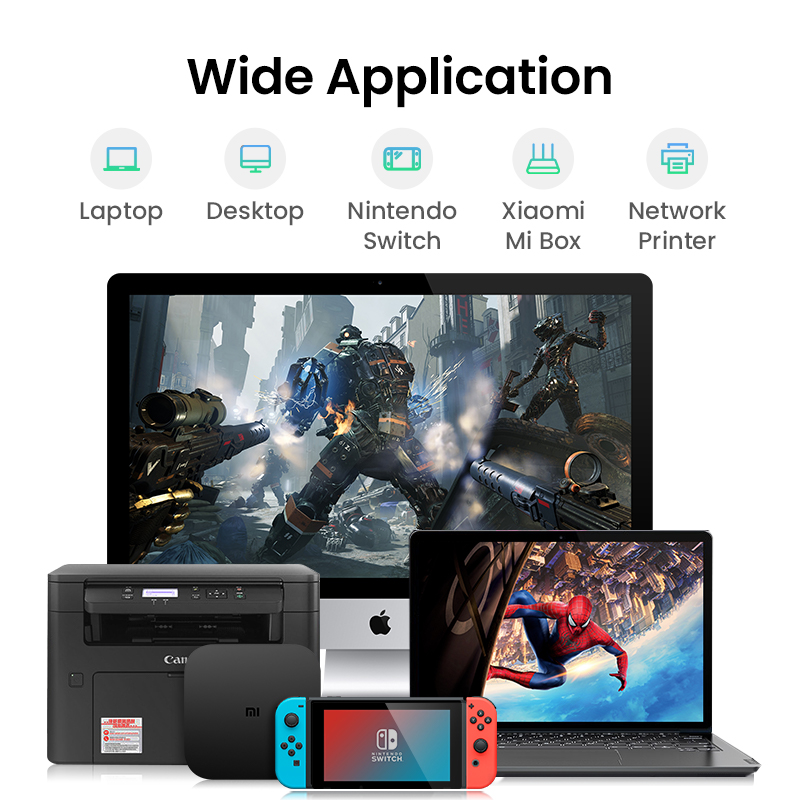 UGREEN USB Ethernet Adapter USB3.0 1000Mbps USB RJ45 Network Card for Laptop Xiaomi Mi Box S Nintendo Switch PC Internet USB Lan. 
