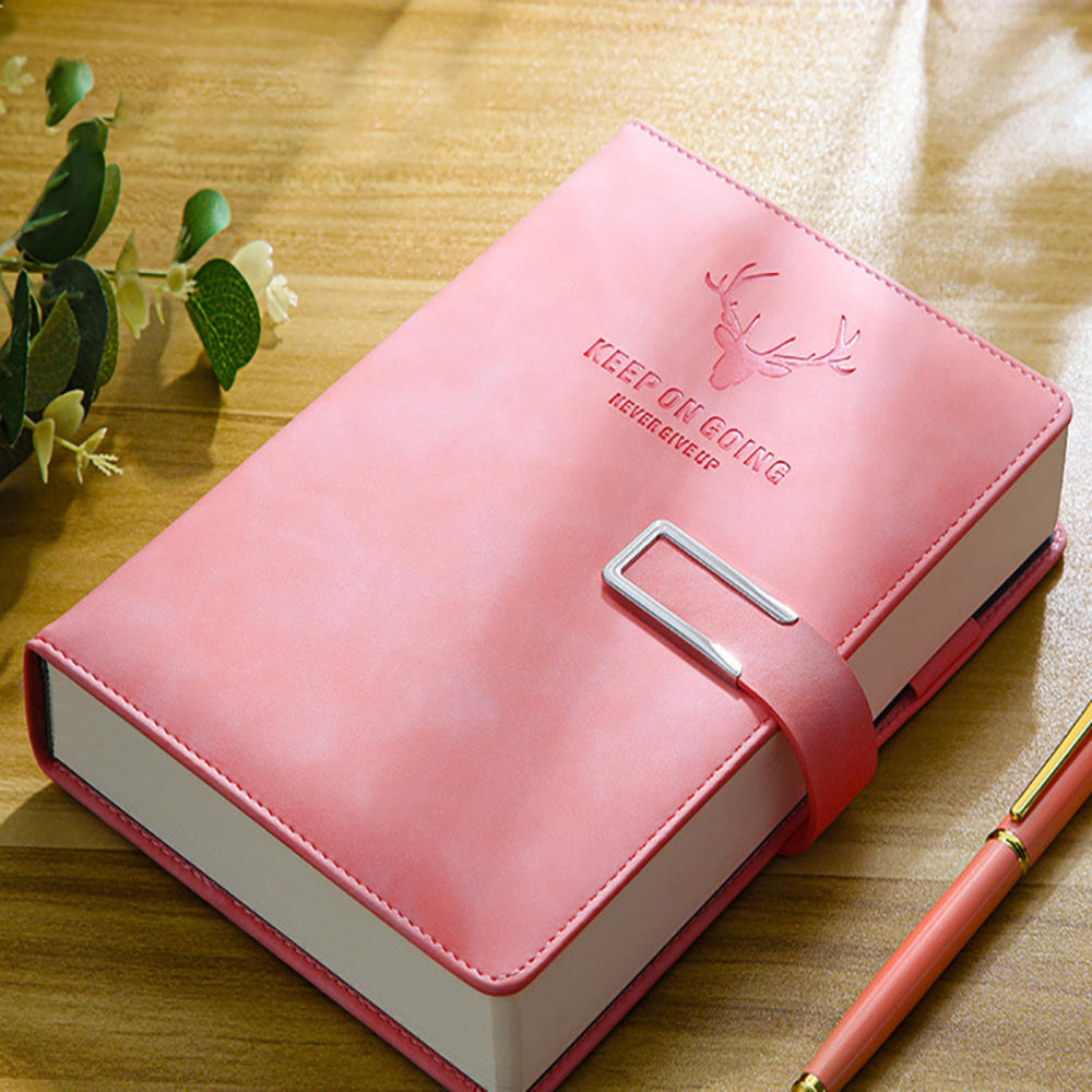Extra-thick Wax-feeling Leather A5 Log Notebook Daily Office Work Notebook Notebook Diary School Supplies