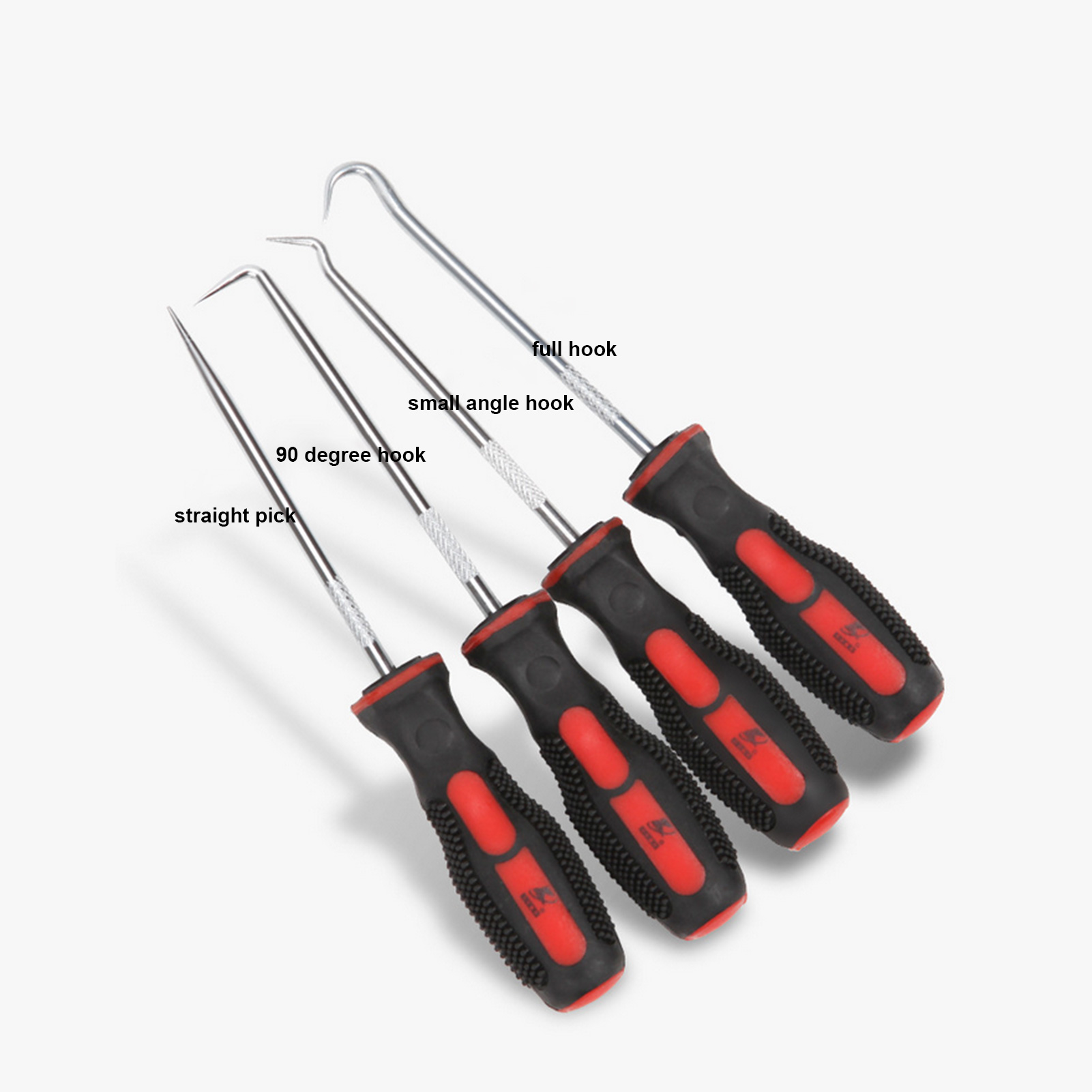 KOGEEK 4Pcs Oil Seal Metal Hooks Rubber O-ring Removal Hook Car Screw Driver Hobby Tool. 