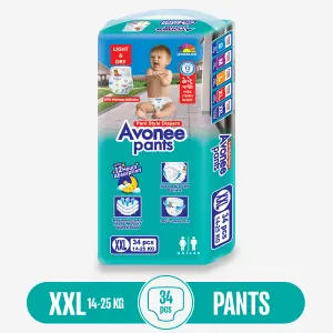 Avonee Pants XXL Disposable Diaper (14-25KG): 34PCS