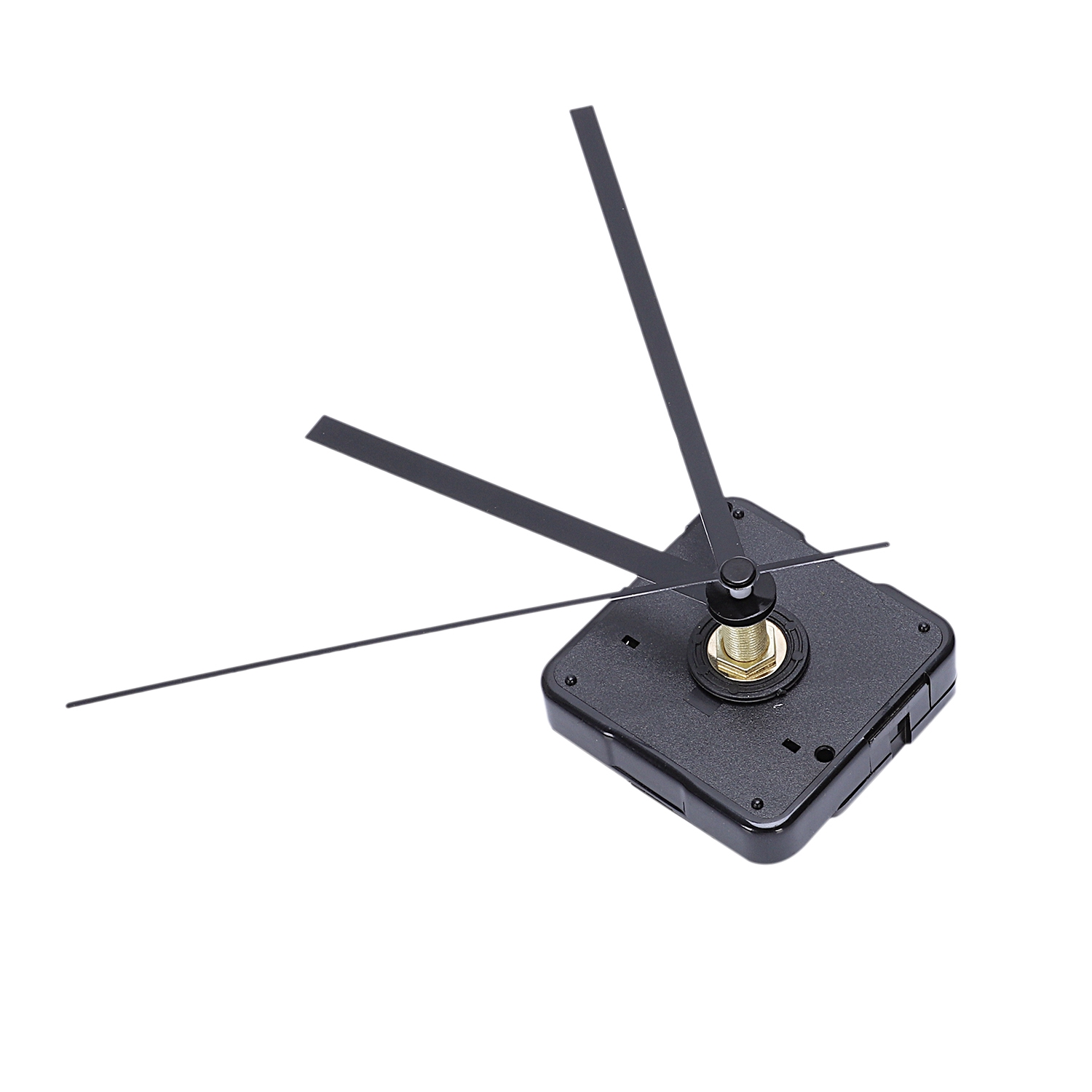 2Pcs Clock Mechanism Diy Kit Mechanism for Clock Parts Wall Clock Quartz Hour Minute Hand Quartz Clock Movement Home Decoration - Black & Black + Gold - Black & gold & black. 