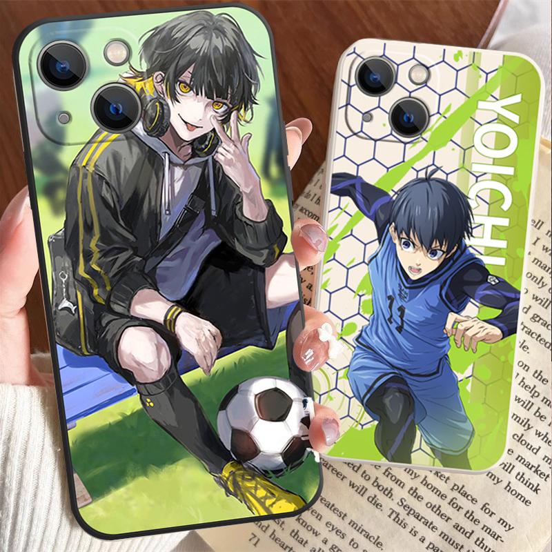 Cellphone Case For Redmi 10 5G 10C A1 4G 9 9C 9A 9T K20 K40 PRO NOTE 11E 9 POCO F2 F3 X2 Phone Casing Anime Blue Lock Isagi Yoichi Nagi Seishiro Bachira Meguru Soft Popular Silicone Cartoon Shockproof Full Protection TPU Anti-falling. 