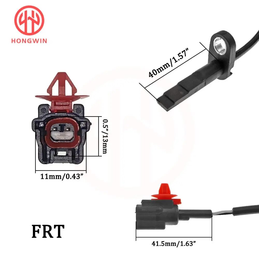 Front 1PC-For Nissan Bluebird Sylphy II 2005-2012 2.0 Front Rear Axle Left Right ABS Wheel Speed Sensor 47910-2DV0A 47901-2DV0A 479002DV0A. 