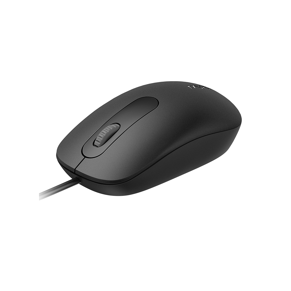 Rapoo N200 Wired Optical Mouse 1000 DPI Ambidextrous design. 