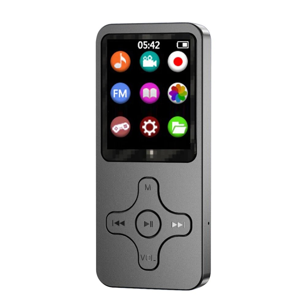 HiFi Mp4 Video Player with E-book/Recorder Bluetooth-compatible 5.0 Sports Walkman Multifunctional Video Walkman Support for OTG. 