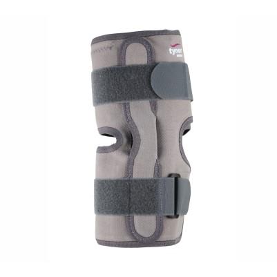 Tynor Functional Knee Support D-09, Controlled compression, Rigid lateral support and Immobilization - Small size. 