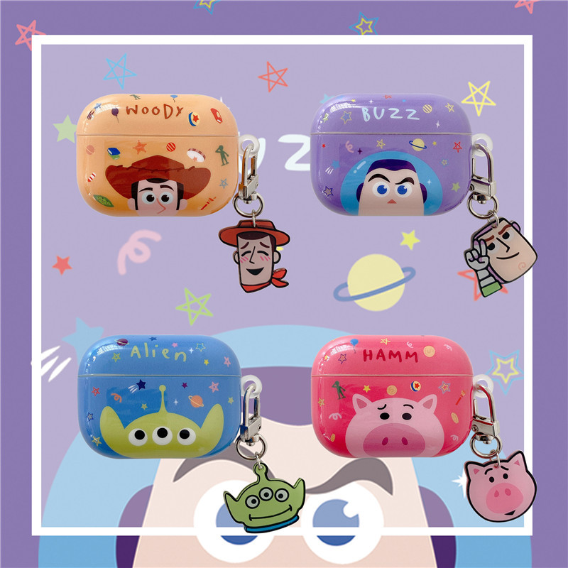 Toy Story Applicable AirPods Pro2 Generation Protective Cover Cartoon 1/2/3 Apple Bluetooth Earbuds Case