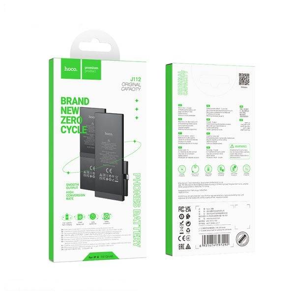 Hoco Battery For iPhone iP 6/6P/6s/6s P iP 7/7P/8/8P iP X/XR/XS/XS Max iP 11/11 Pro/11 Pro Max iP 12/12 mini/12 Pro/12 Pro Max iP 13/13 mini/13 Pro/13 Pro Max. 