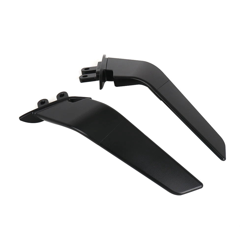 Motorcycle Mirrors Winglets Mirror Kit Rotatable For