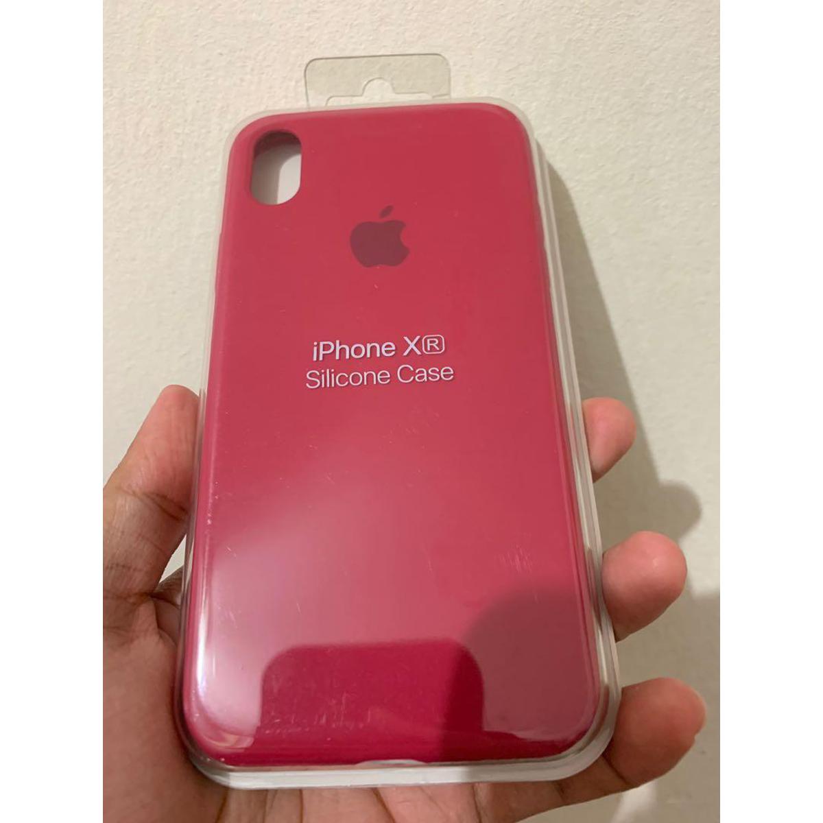 Apple iphone xr এর জন্য বিলাসবহুল সিলিকন কেস ব্যাক কভার বিভিন্ন রঙের (Back Case Cover For Smartphone)