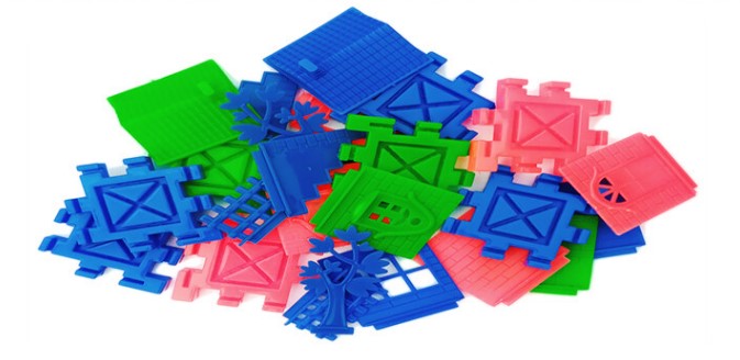 Block Set Educational Building Train Blocks  For Kids -22 Pcs Plastic Building Block Set Toy For Kids (Multicolor) - Toys. 