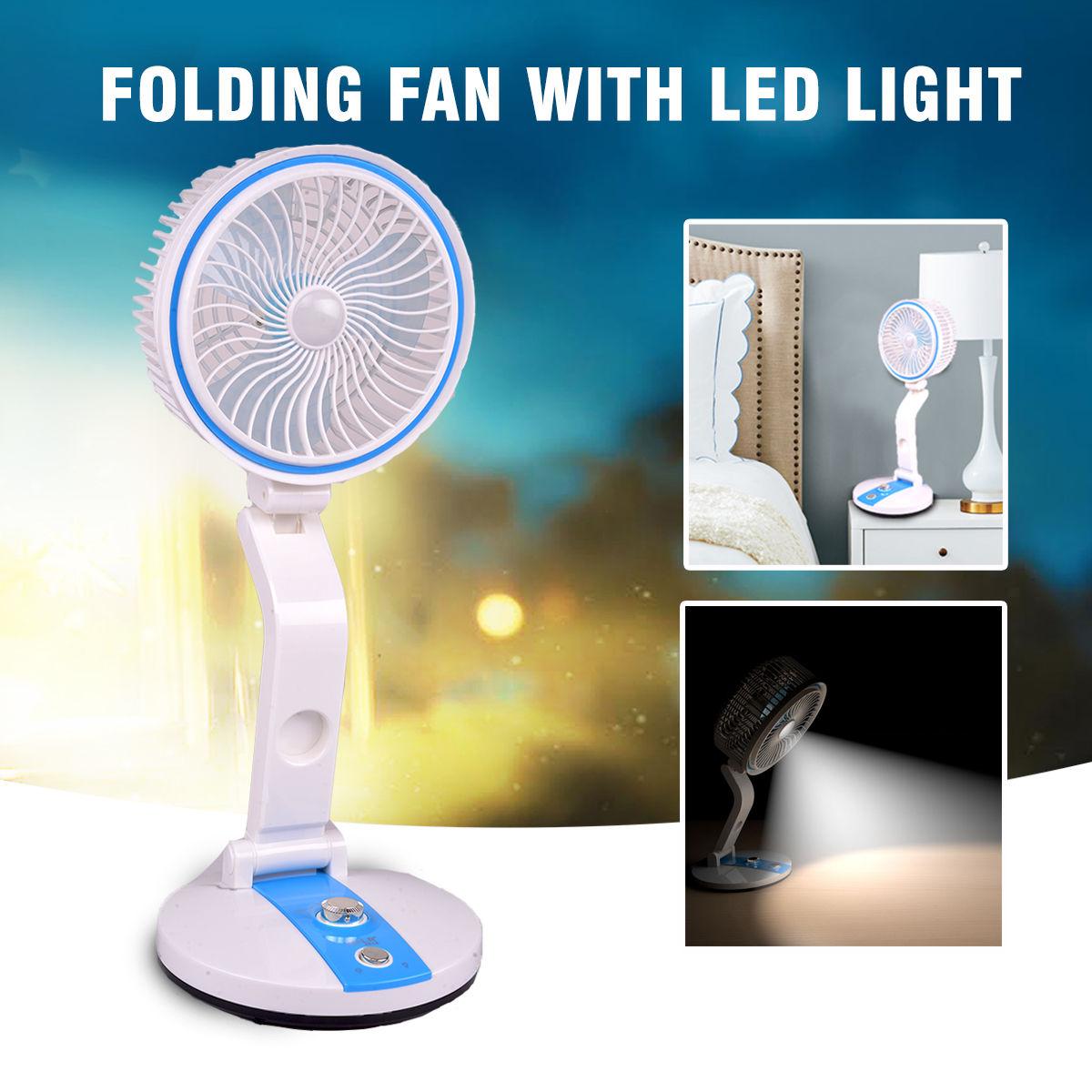 table fan with led light