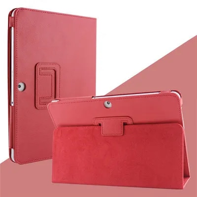 【Lejia】Magnet Stand Cover for Samsung Tab 2 10.1 Case GT P5100 P5110 Tablet 360 Full Protective Leather Flip Awake Sleep