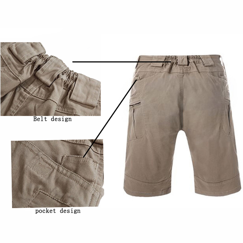 Summer military city tactics shorts mens stretch outdoors Sports climbing shorts-Green. 