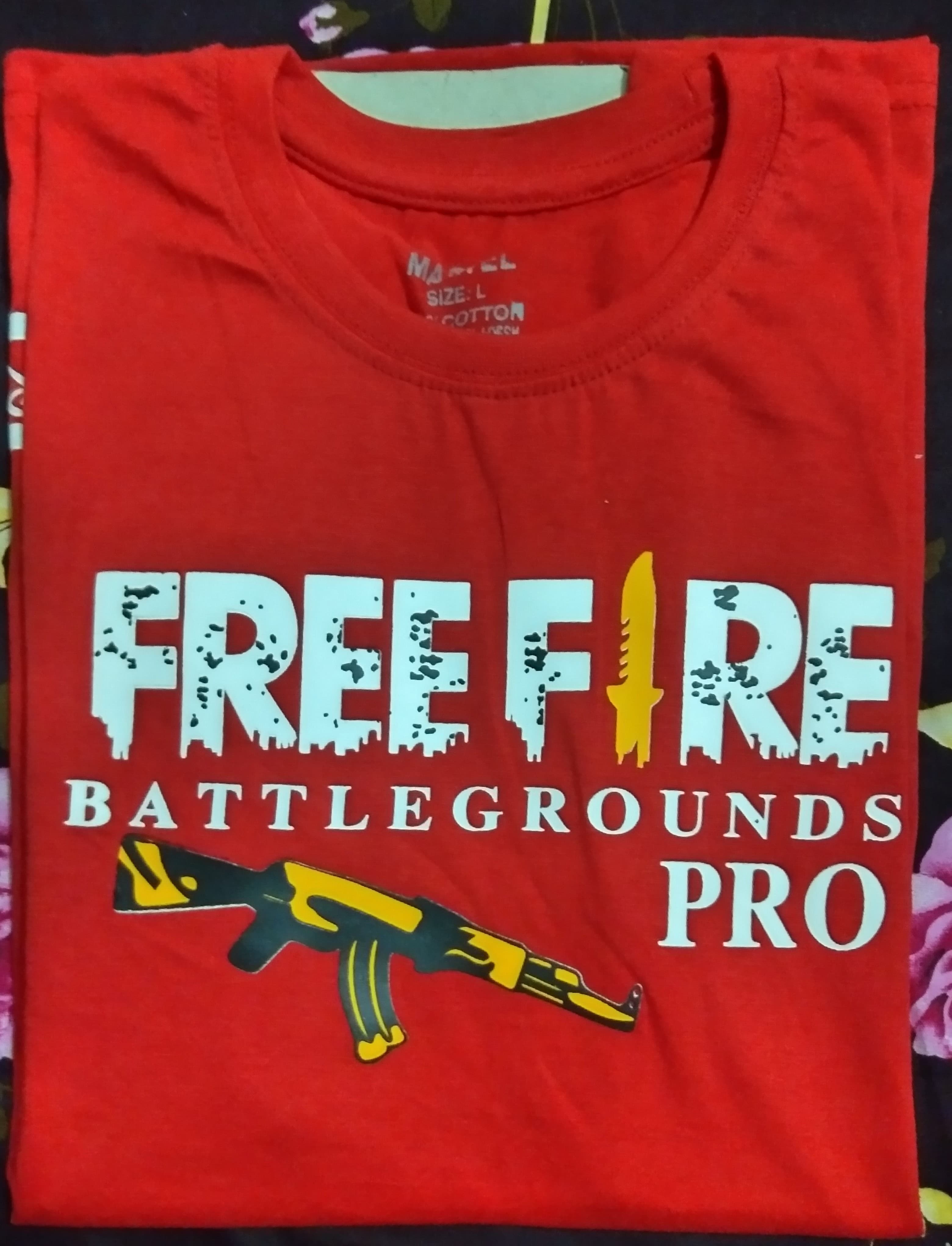 daraz free fire t shirt
