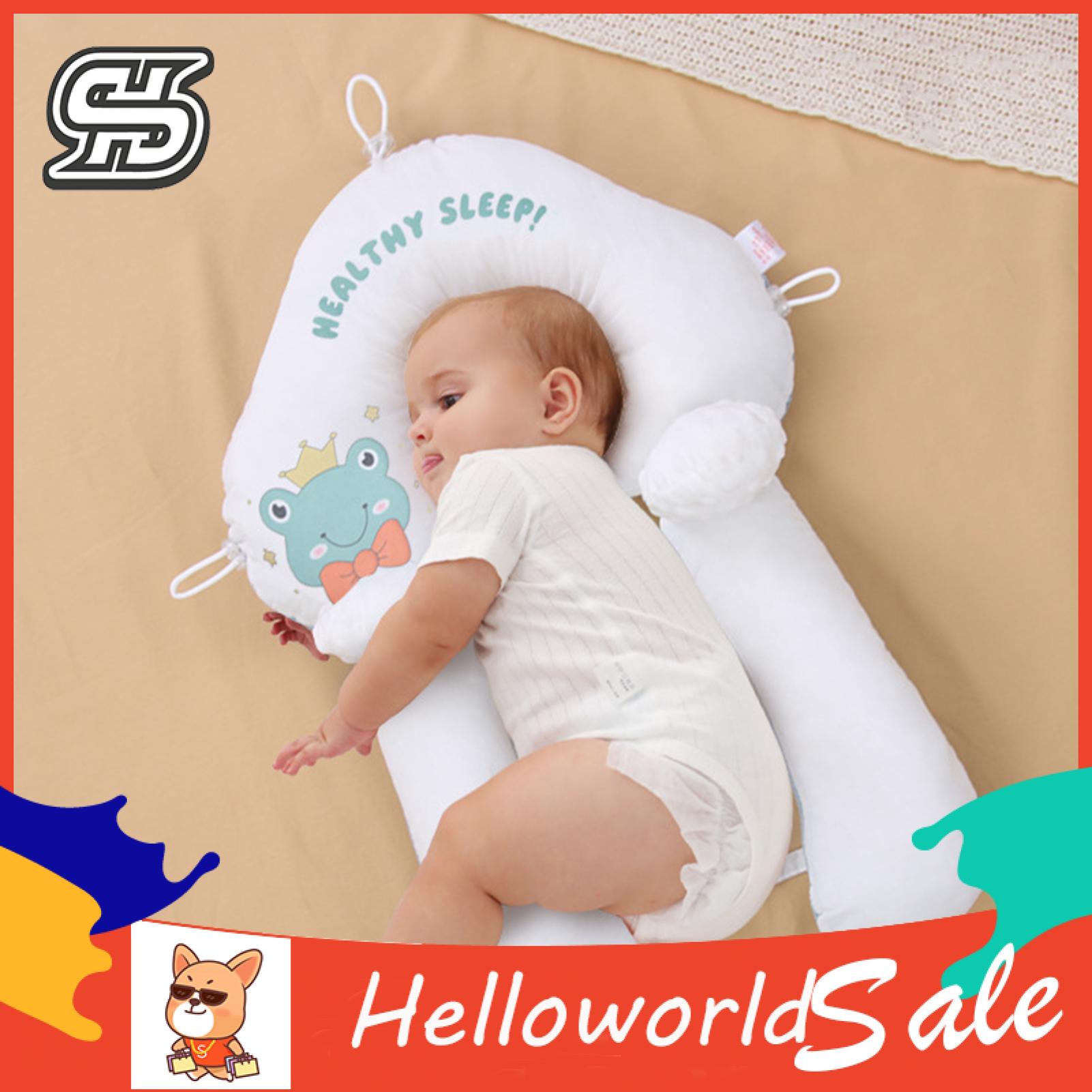 HelloWorld Newborn Pillow Extra Soft Newborn Sleeping Pillow Baby Cushion. 