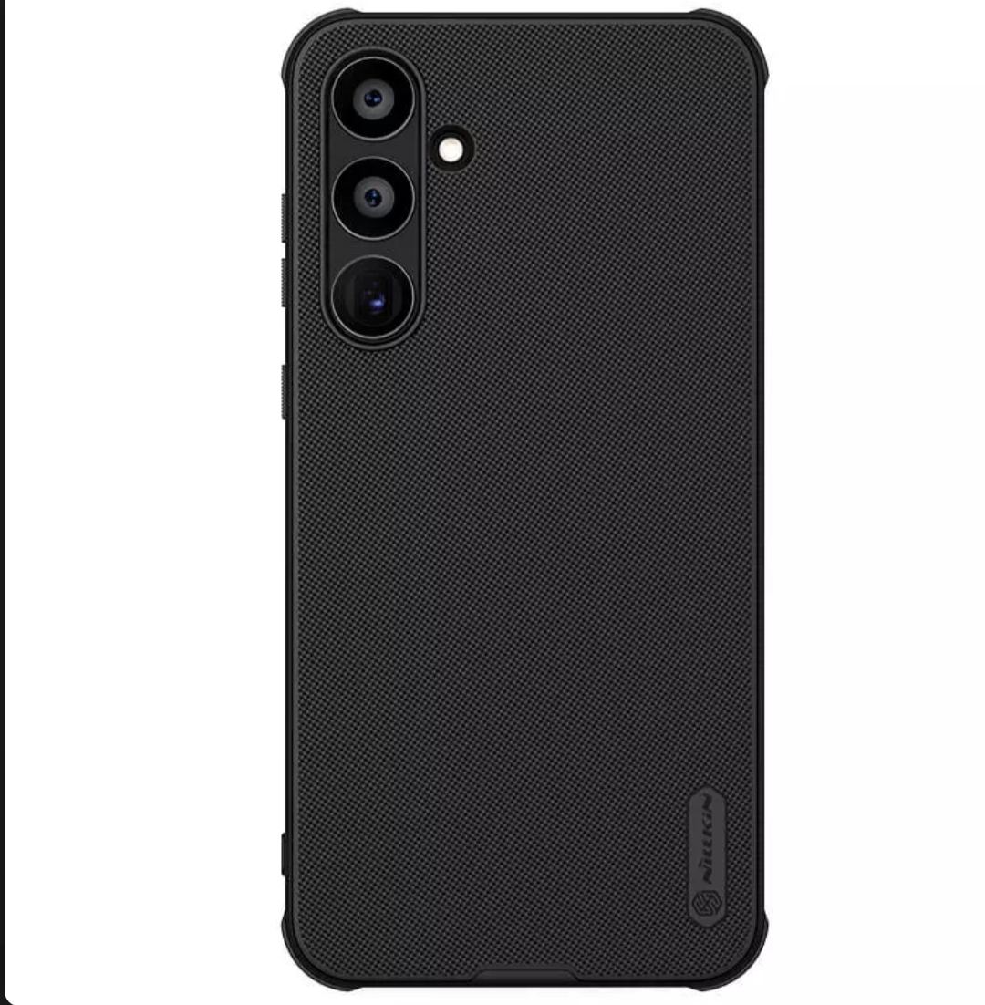 Nillkin ( For Samsung A55 5G ) Super Frosted Shield Pro Soft TPU Frame Hard PC Shell Shockproof Cover For Samsung Galaxy A55 5G Case - Black. 