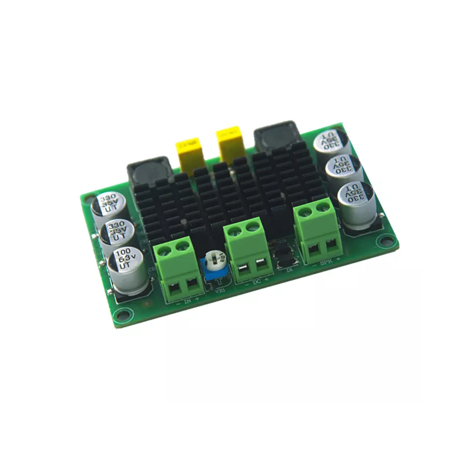 TPA3116D2 100W DC 12V-24V Mono Channel Class D Digital Power Audio Amplifier For DIY Subwoofer Deep House Bass or Single Channel Home Theater Speaker Woofer Amplifier Module. 