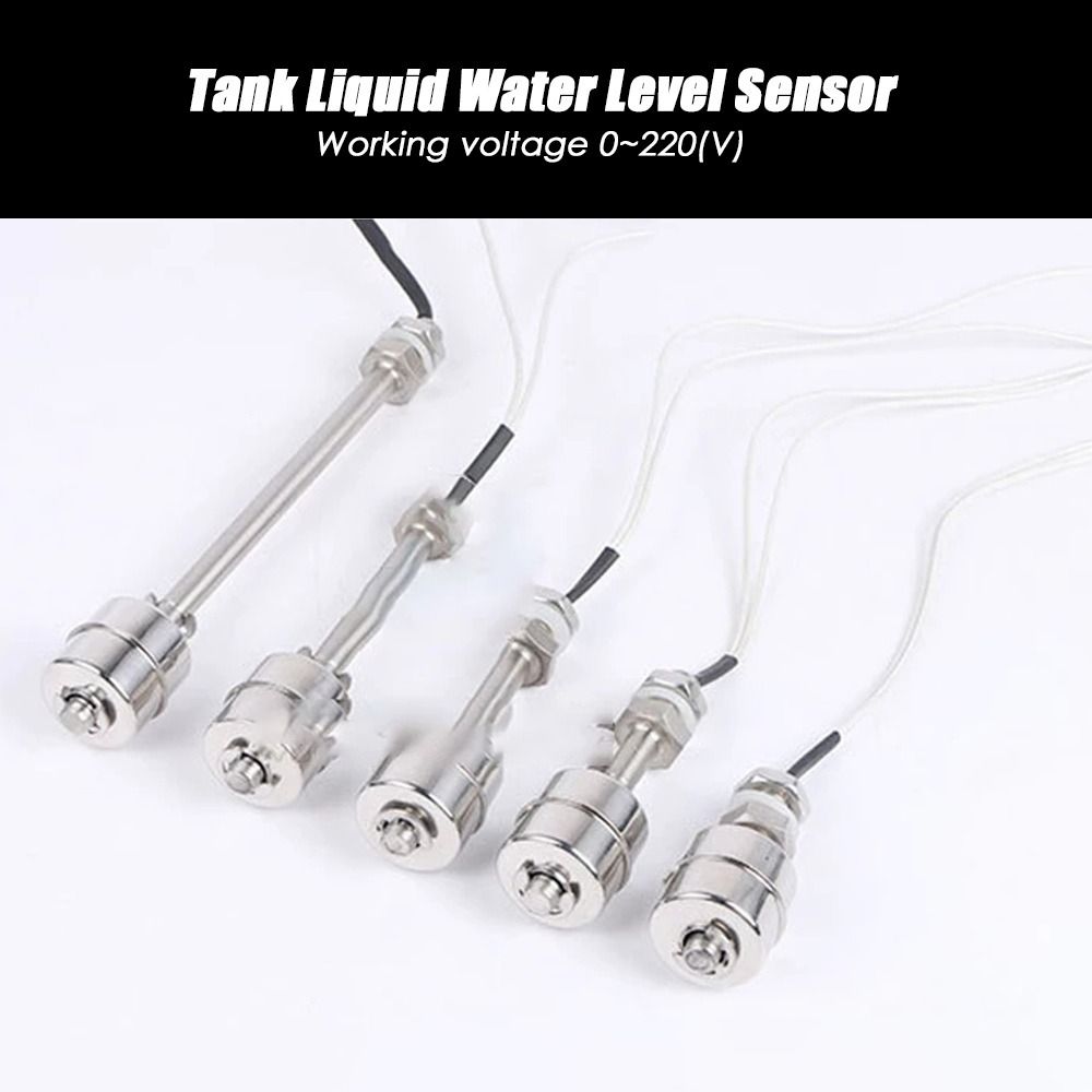 High Precision Double Ball Float Switch Water Level Switch Float Switch Tank Liquid Water Level Sensor Tank Pool Flow Sensors Stainless Steel. 