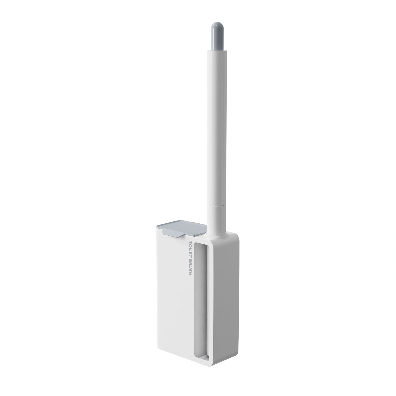 Household long-handled disposable toilet brush wall mounting set can be thrown away to clean the toilet brush artifact replacement head without dead ends