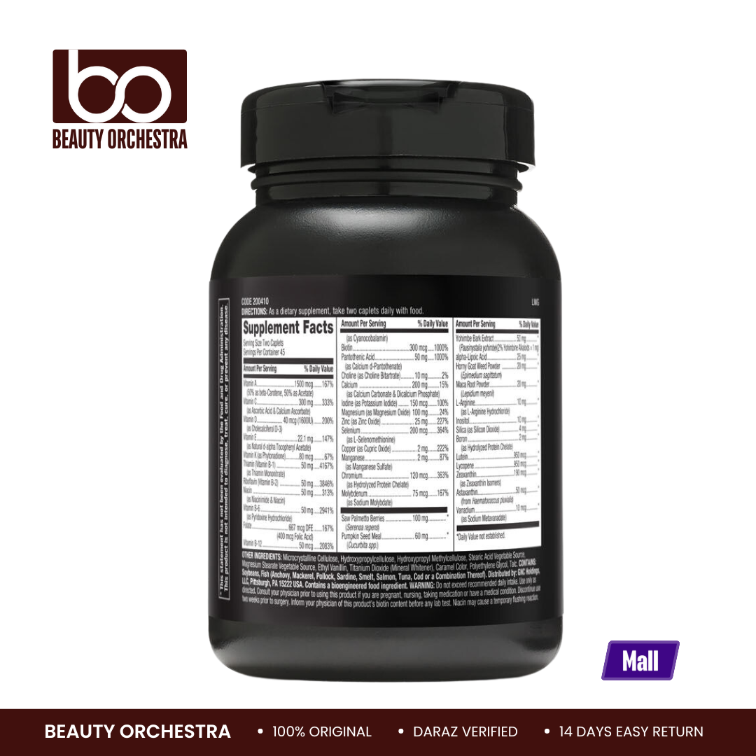 GNC Mega Men Prostate & Virility Multivitamin - 90 Caplets. 