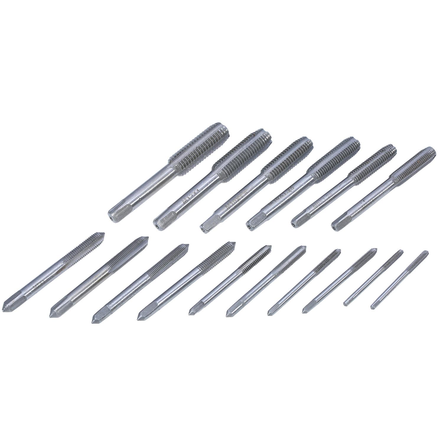 40pcs Tap Die Set M3-M12 Screw Thread Metric Taps Wrench Dies DIY Kit Wrench Screw Threading Hand Tools Tap Wrench Tools. 