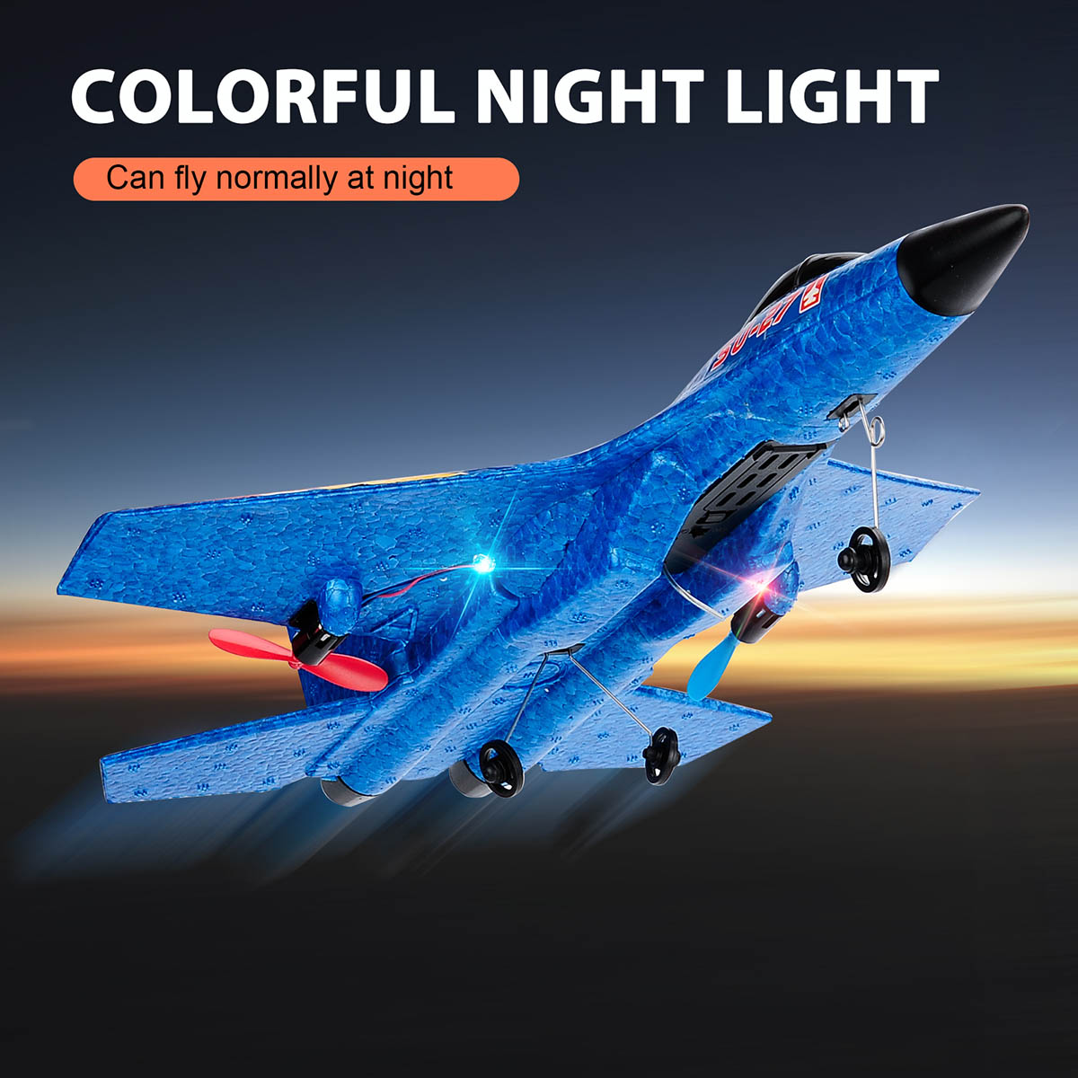 SU-27- Duel Battery  RC Foam Plane  Rc Airplane Radio Control Rc Airplane SU 27 Rc Airplane Remote Control Fighter Model EPP Foam Toys for Kids Gift. 