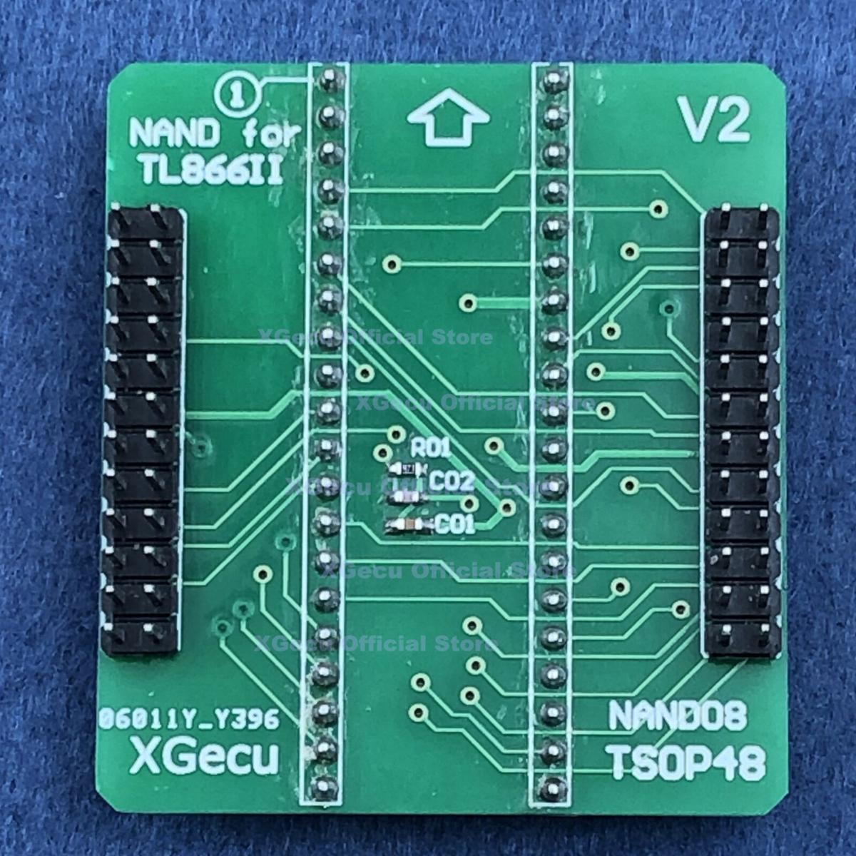【happy one】NAND TSOP48 FIXED adapter board for XGecu TL866II USB Universal Programmer SPI Flash including TSOP48 ZIF socket