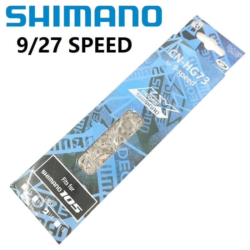 Shimano HG73 Chain 9 Speed Chian DEORE LX 105 Fits For Shimano 116 Link/Product Of Japan. 