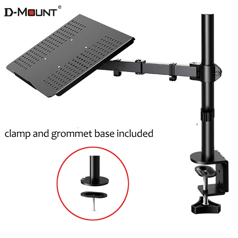 400mm M051lp Height Adjust 10"-17" Lap Holder Stand Rotating Notebook Tray Desk Stand Long Arm Full Motion. 