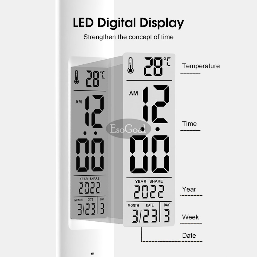 Esogoal Desk Lamp Double-head Table Lamps 3 Color Touch Dimming Nor-dic Lamp Desk Light College Dorm Bedroom Lamp Modern Table Lamp Eye Protection Lights Work And Study Table Lights. 