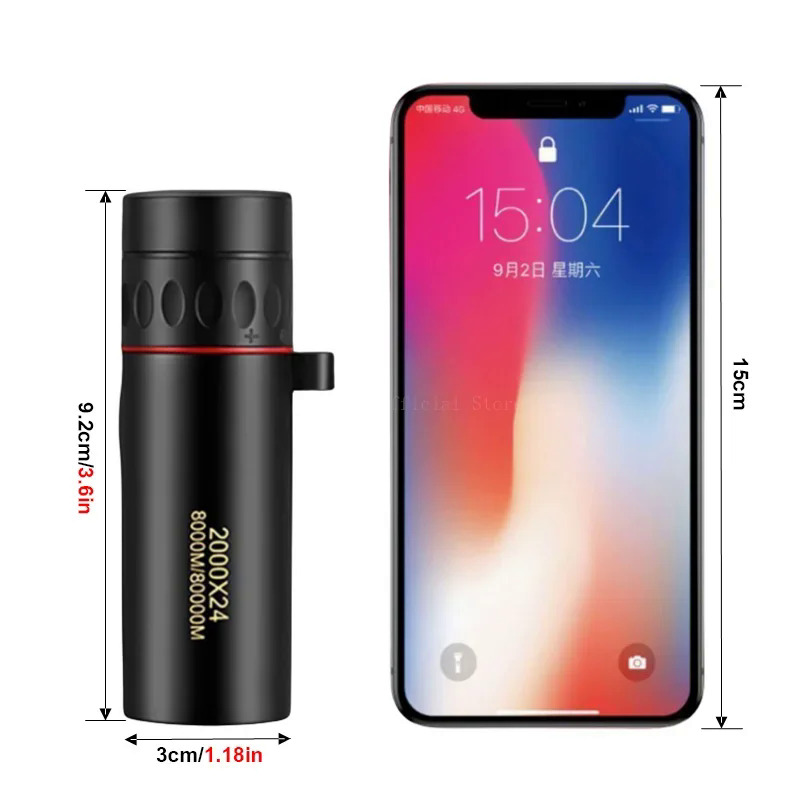 Monocular Telescope High-definition High-magnification Outdoor Low-light Night Vision Mini Portable Monocular Telescope. 