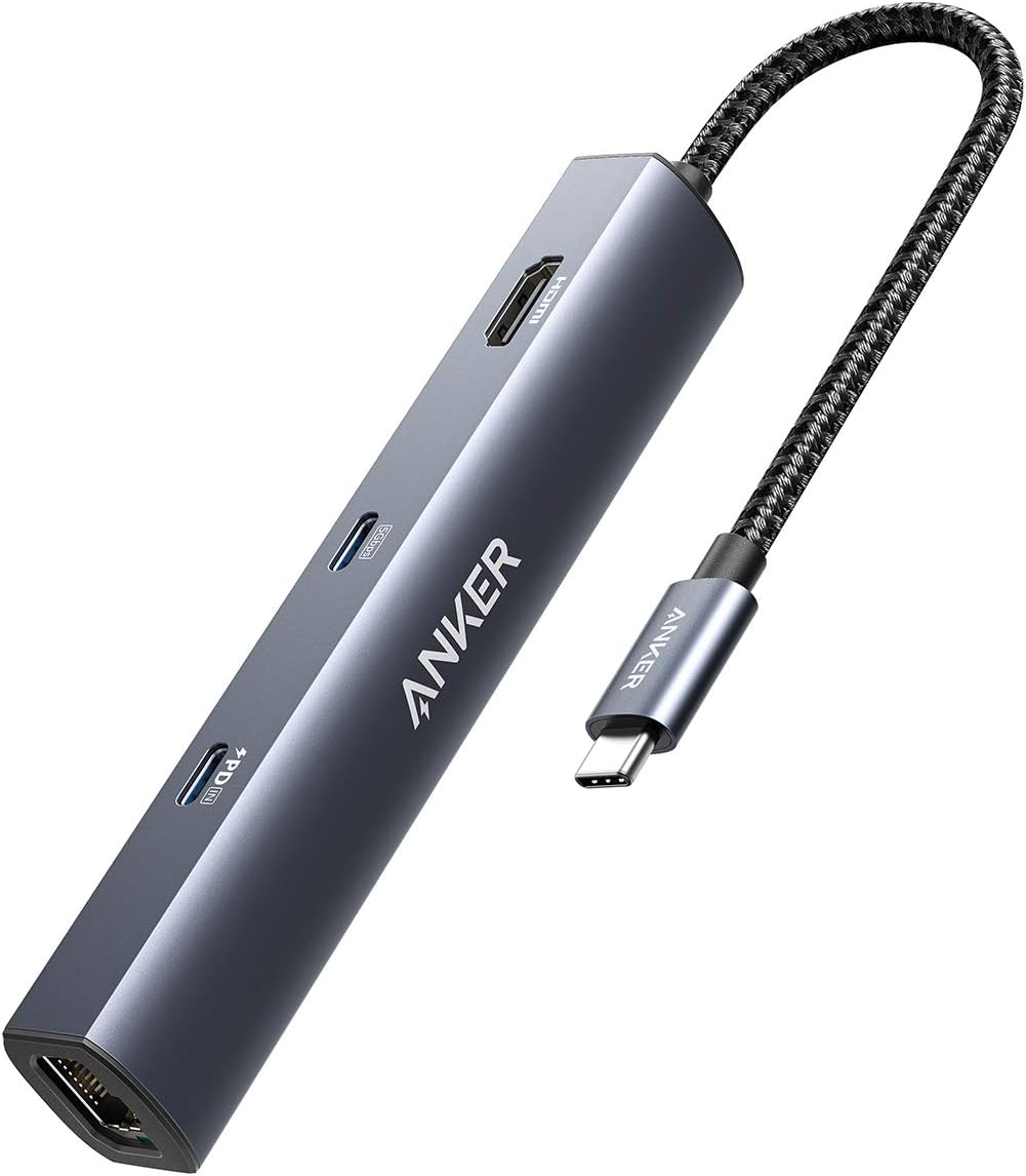 Anker USB C Hub PowerExpand 6-in-1 USB C PD Ethernet Hub. 