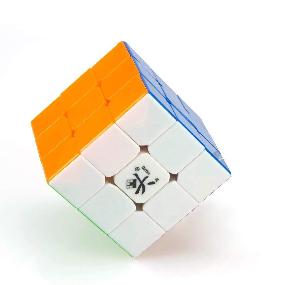 【happy one】ZHANCHI Stickerless 3x3x3 cube 57mm Speed cube Smooth Puzzle Ultra-Smooth Professional Multi-Color ABS. 
