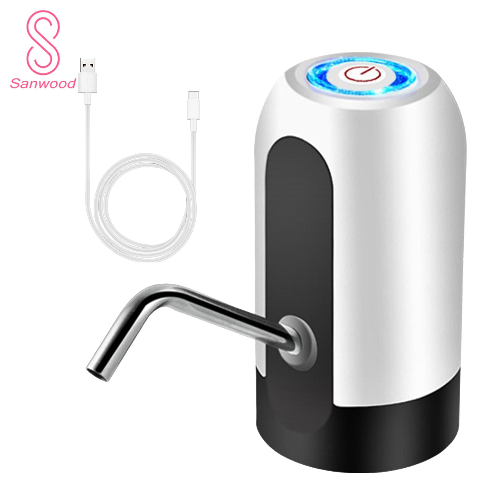 Compact Water Pump Silent Usb Rechargeable Water Dispenser Pump for 5 Gallon Bottles Portable Electric Jug Pump for Kitchen Buyers' Choice Electric Water Pump