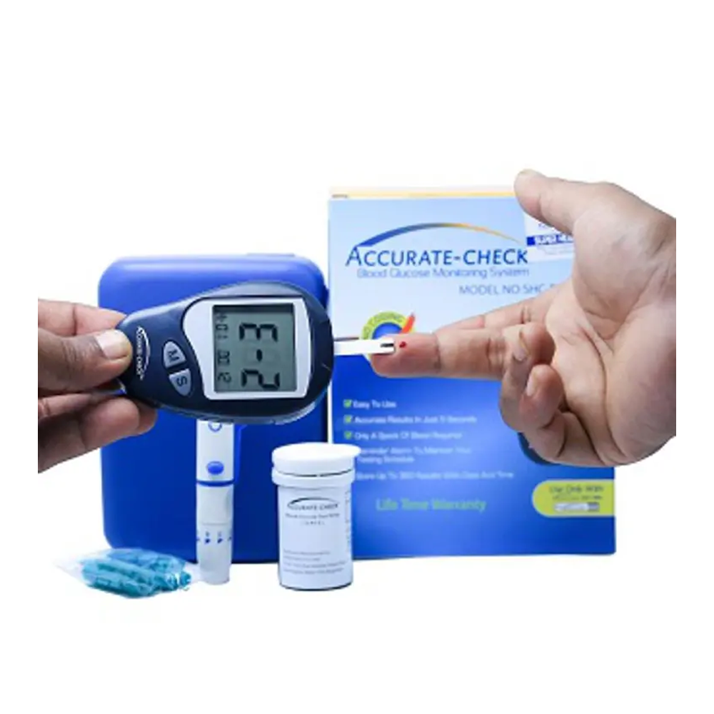 Accurate Check SHC BG202 Blood Glucose Monitoring Diabetes Machine. 