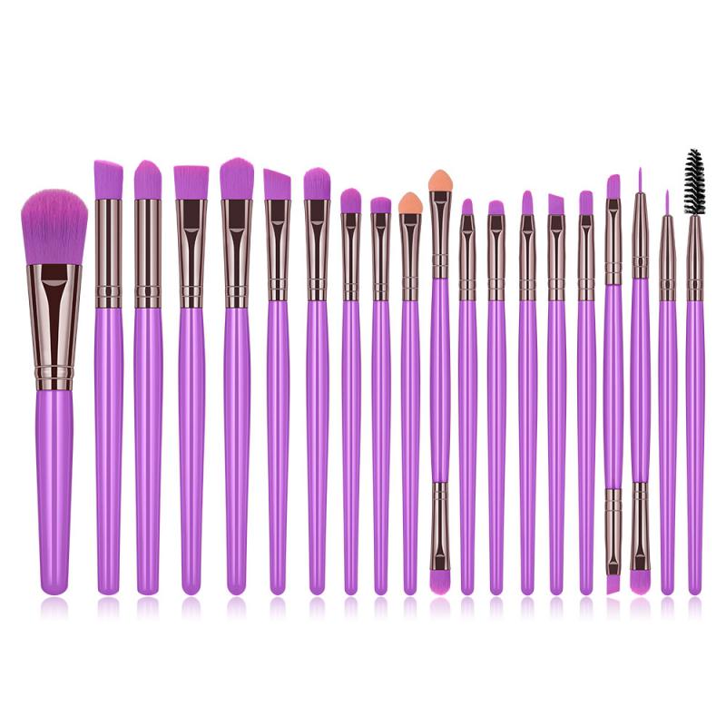 Glow In The Dark Professional Factory Direct Selling Cross-border Explosion Versatile Makeup Brush Set Beauty Tools High-quality. 