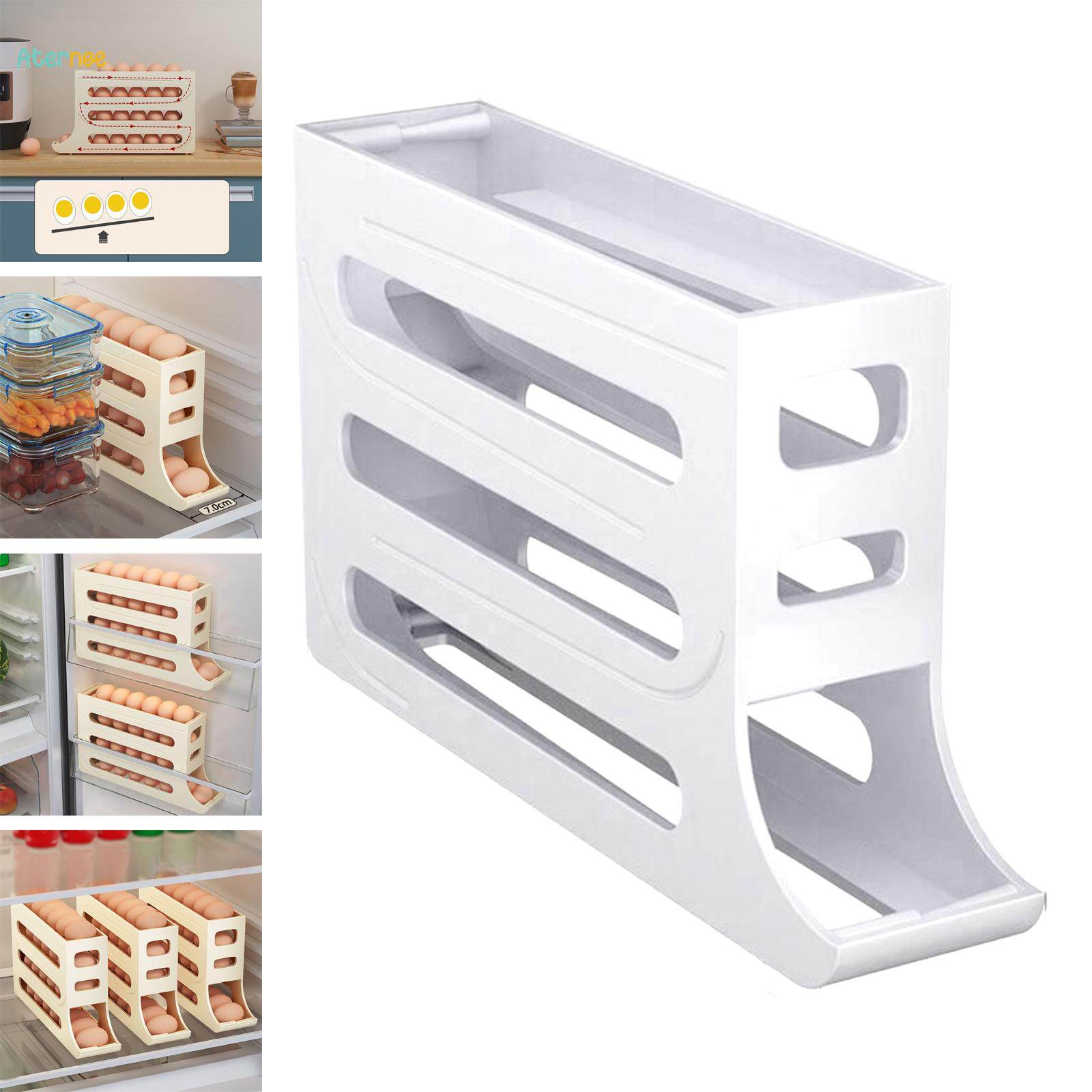 4 Tier Egg Tray for 30 Eggs Automatically Fridge Container